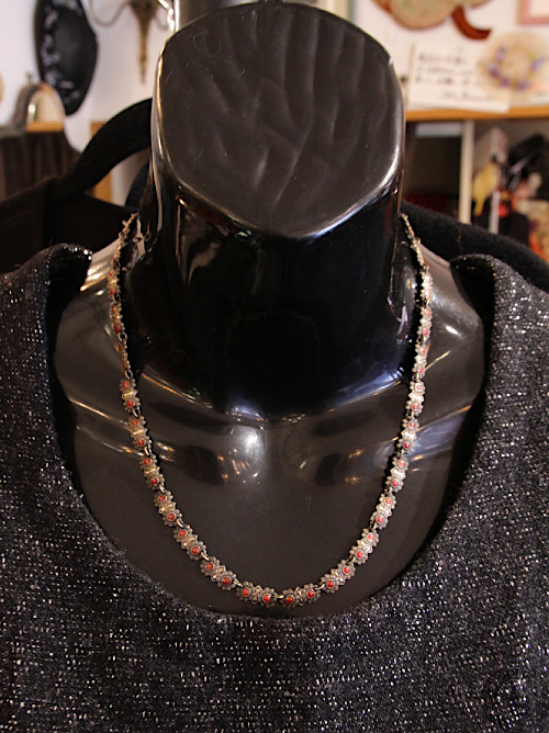 Antique enamel necklace