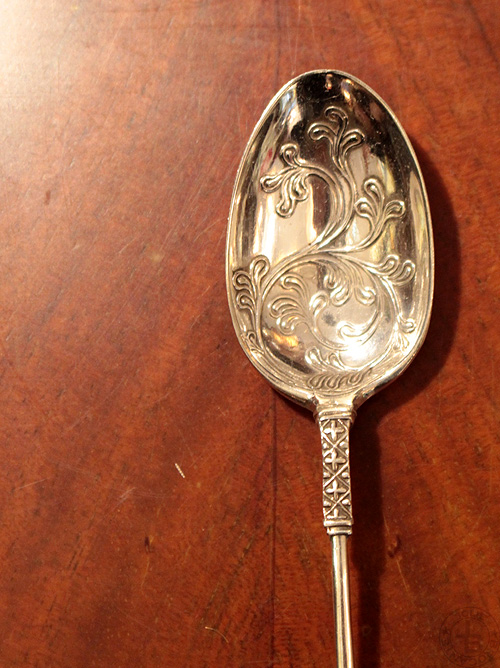 mappin&webb silver spoon set