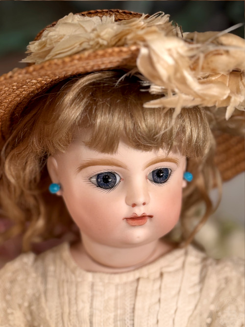 ゴーティエ ブロックレター Antique Bisque Doll Gaultier