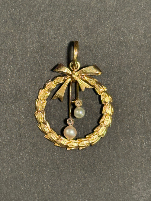 アンティーク 14金 ペンダントヘッド Antique 14k pendant