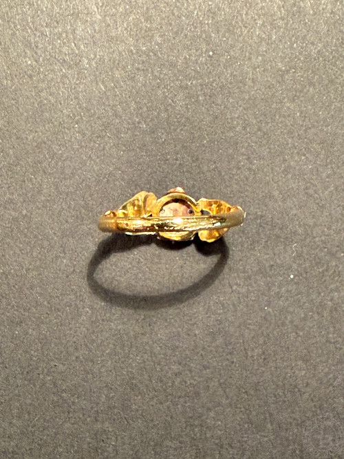 アンティーク 金 ガーネット リング Antique Gold Garnet ring