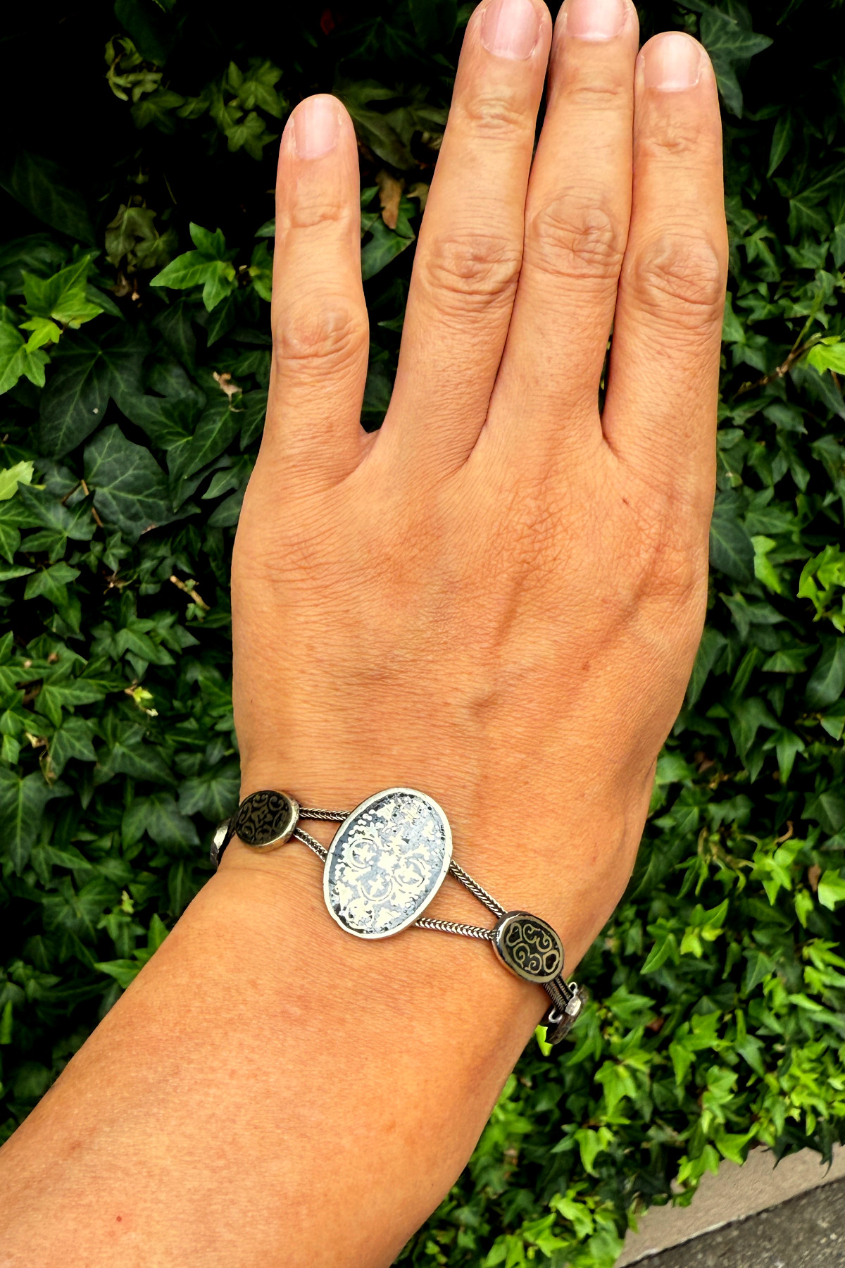 ニエロ ブレスレット antique niello bracelet