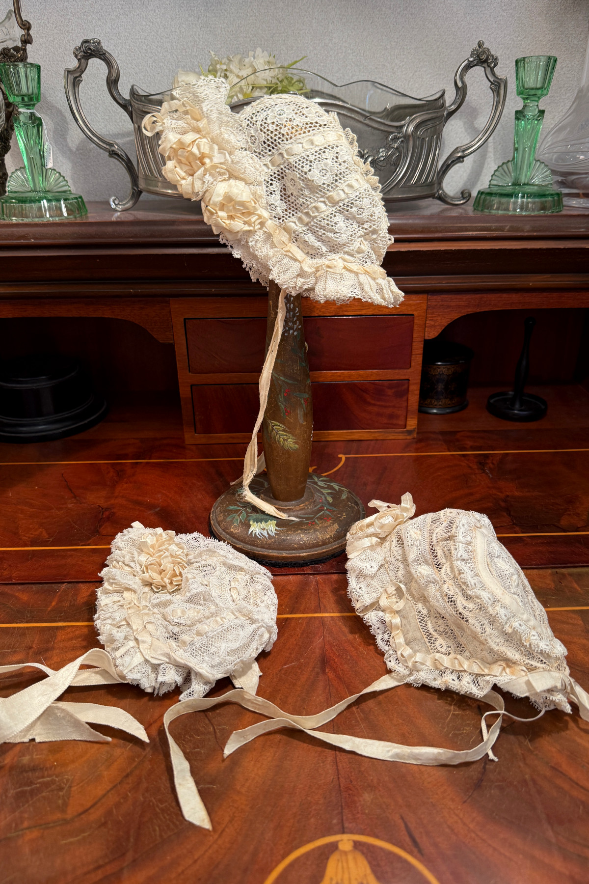 Antique Lace Bonnet 