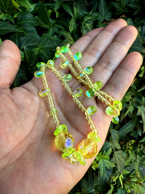 ヴィンテージガラスネックレス Vintage Glass Beads necklace