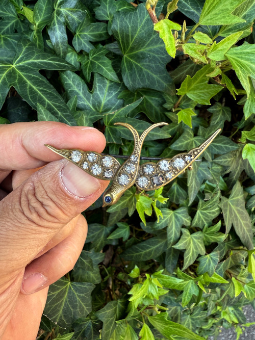 ヴィンテージ 鳥 ブローチ Vintage Birds brooch