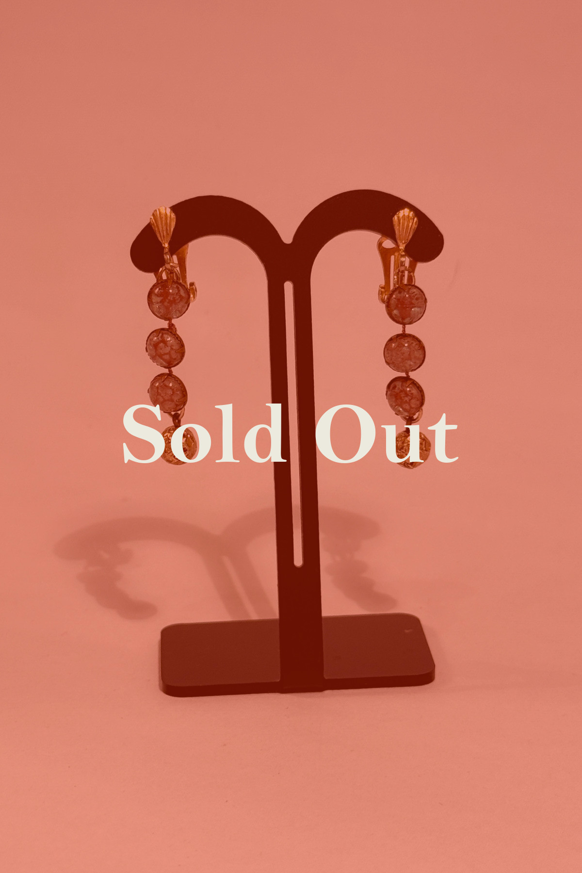 Saphiret Glass Earring