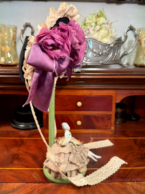 手作りドールボンネット doll bonnet