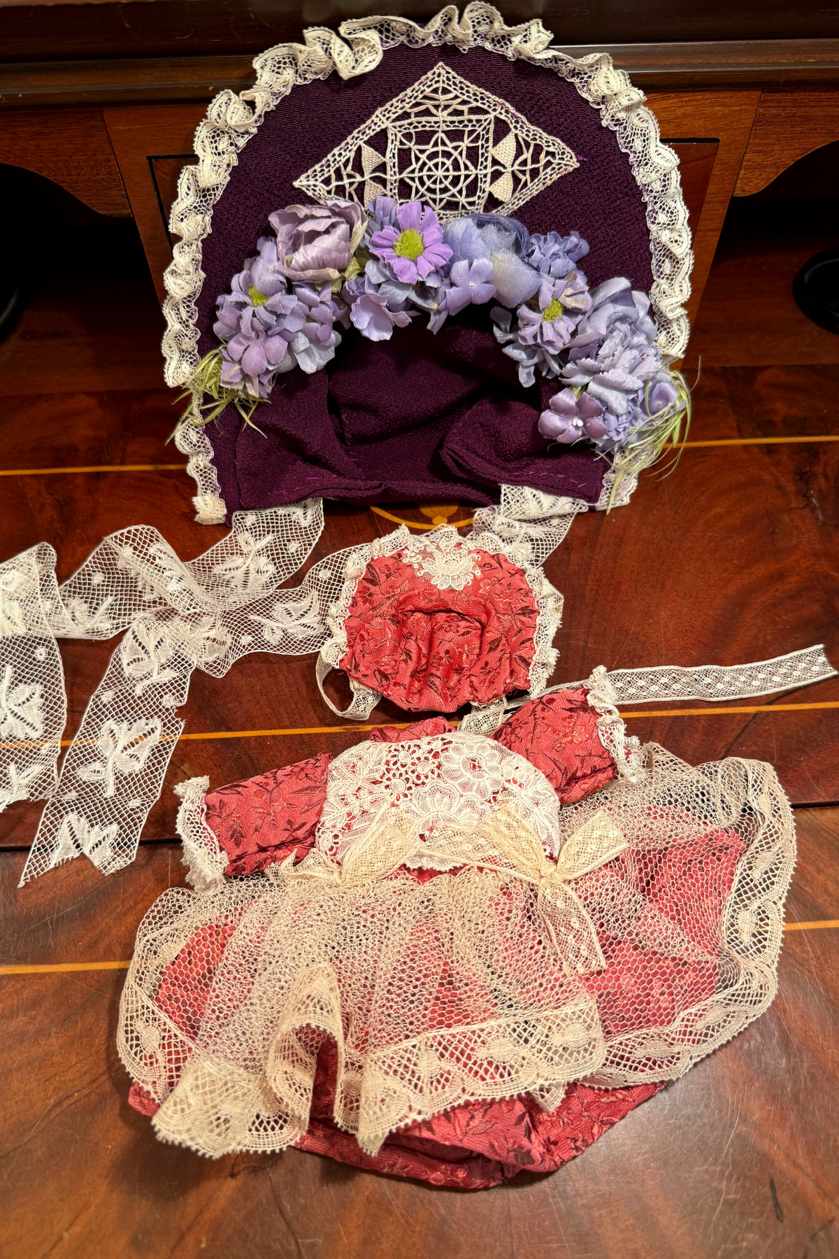 Doll Dress��Bonnet 