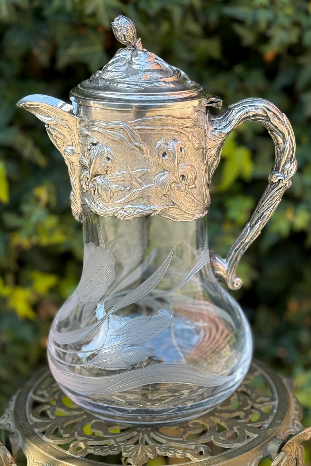 Victor Saglier art nouveau pitcher