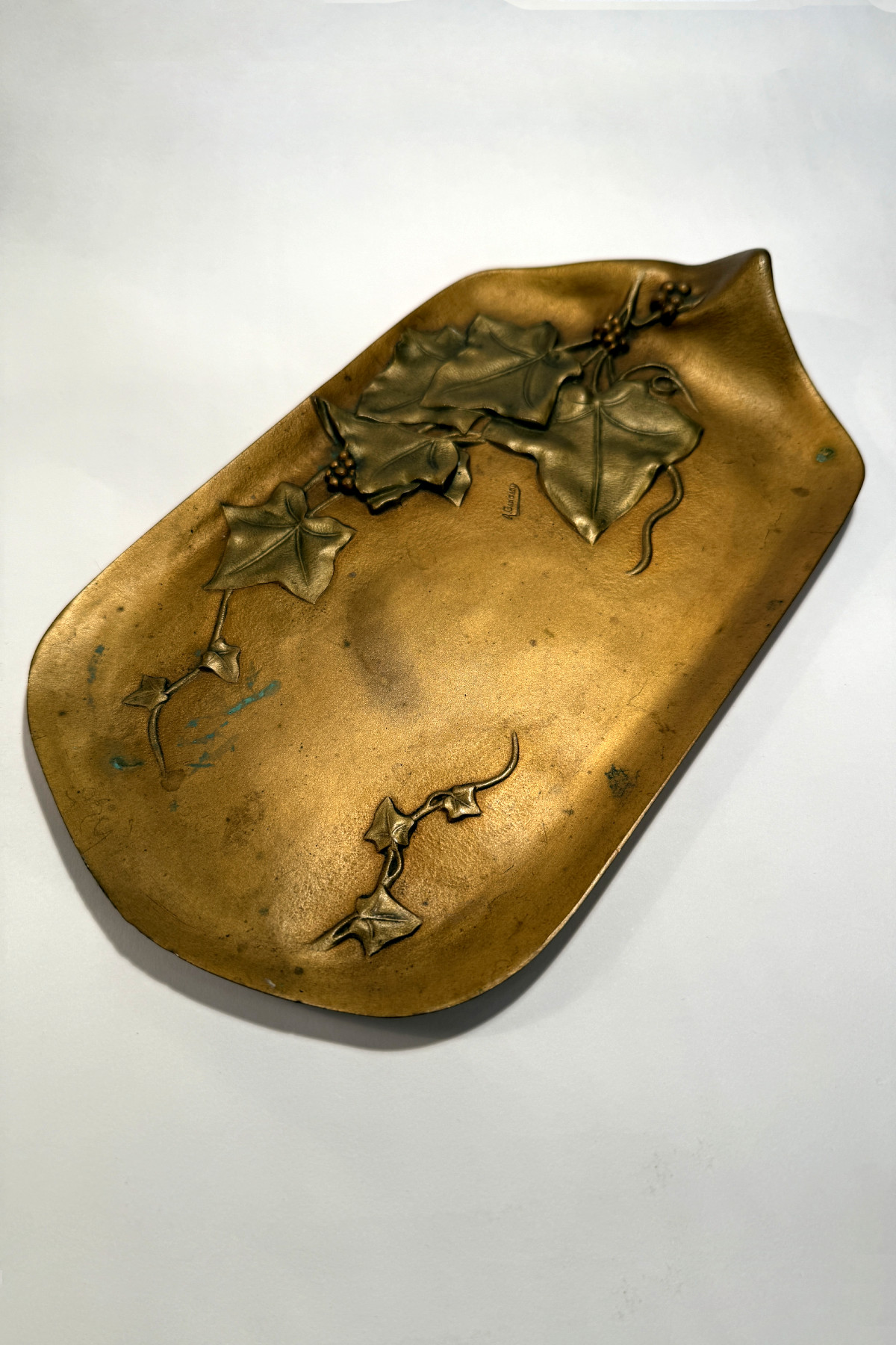 Art Nouveau Bronze tray A.Gangand