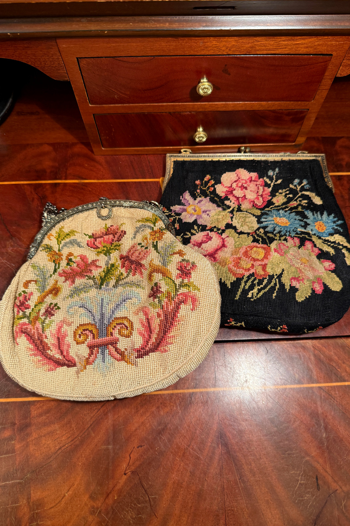 Vintage needle point Bag