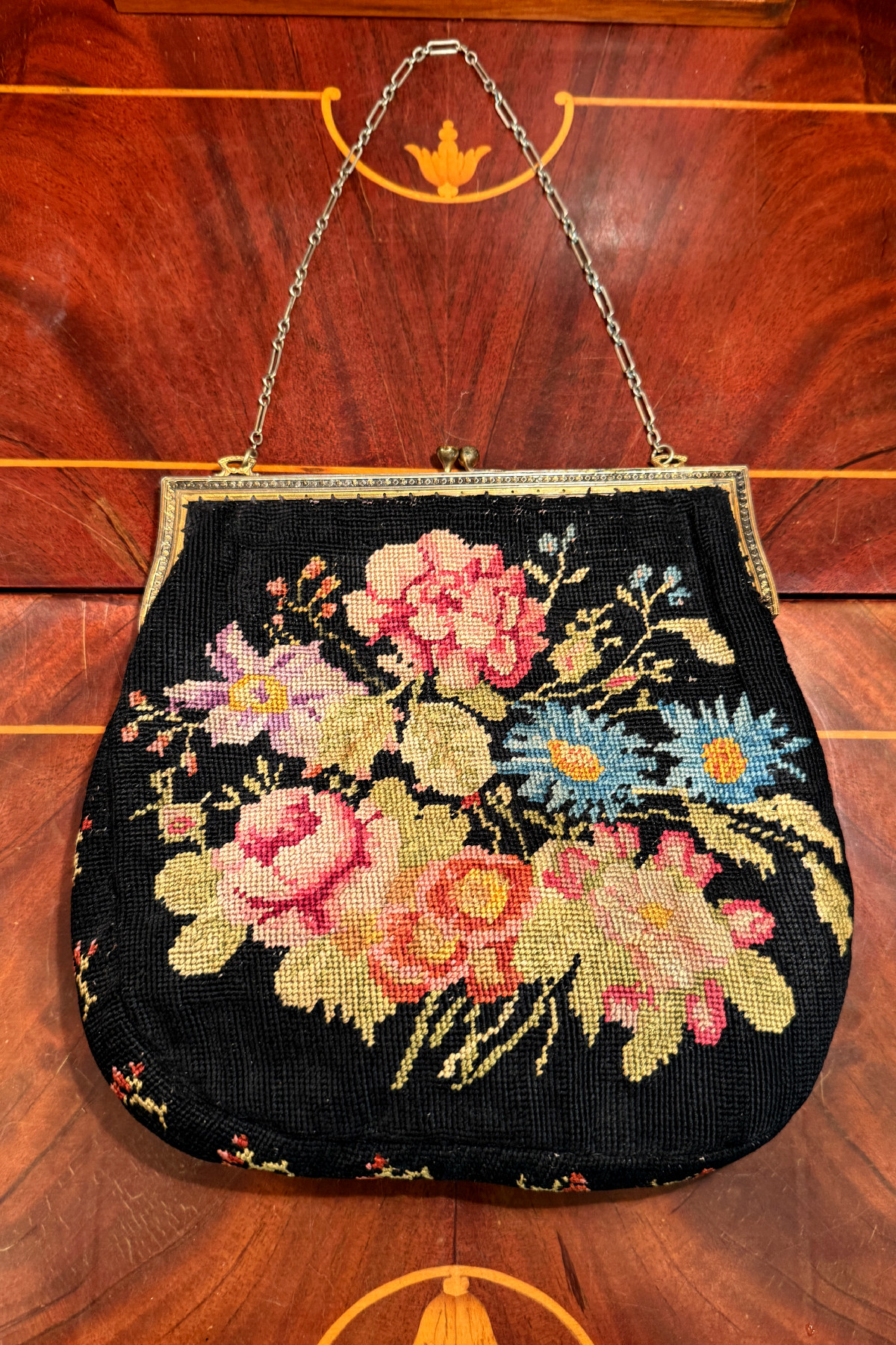 Vintage Needle point bag ヴィンテージ ニードルポイントバッグ