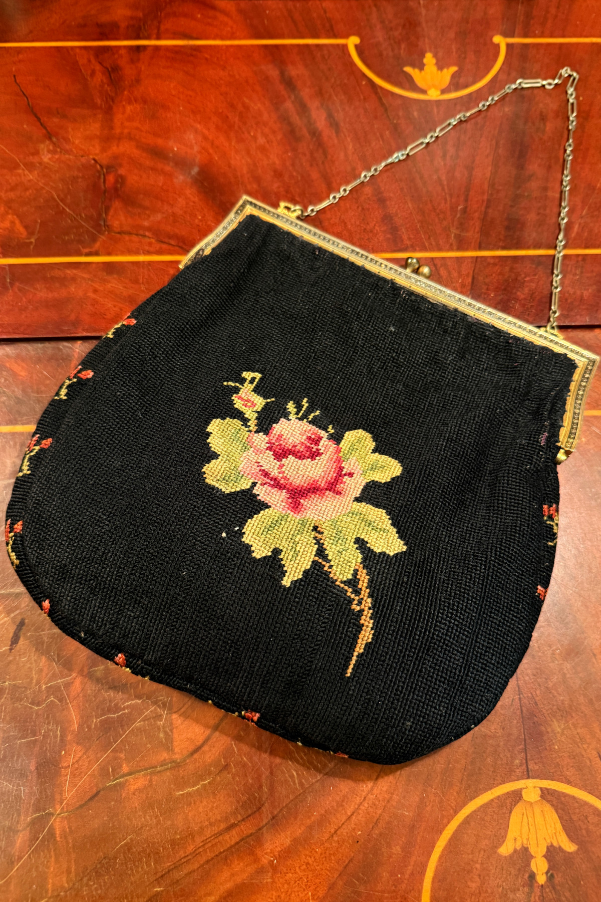 Vintage Needle point bag ヴィンテージ ニードルポイントバッグ