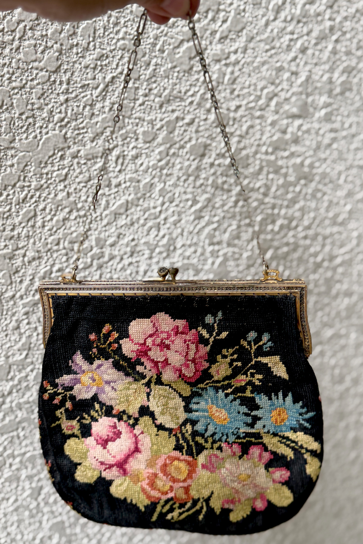 Vintage Needle point bag ヴィンテージ ニードルポイントバッグ
